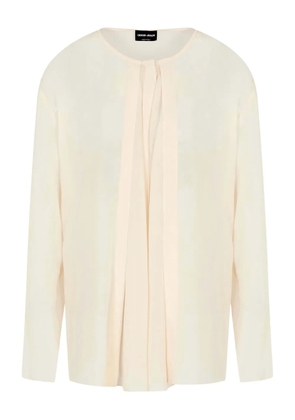 Giorgio Armani silk blouse - Neutrals