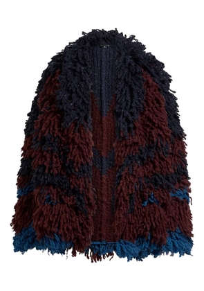 ETRO fur-stitch jacket - Red