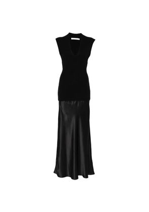 Christopher Esber V-neck sleeveless dress - Black