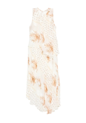 Ulla Johnson floral-print layered dress - Neutrals