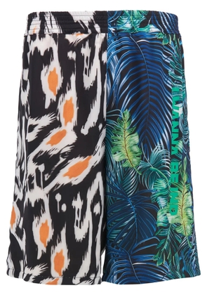INDACUM botanical-print shorts - Black