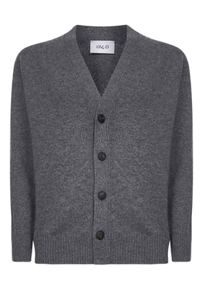 D4.0 V-neck buttoned cardigan - Grey