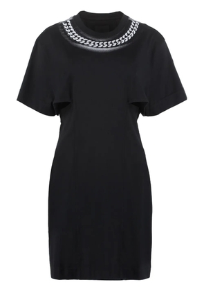 Givenchy chain-print T-shirt dress - Black