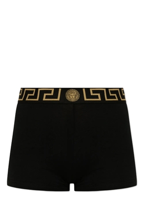 Versace Greca-print high-waist boxers - Black