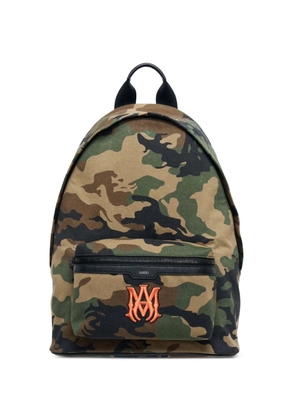 AMIRI camouflage-print backpack - Green