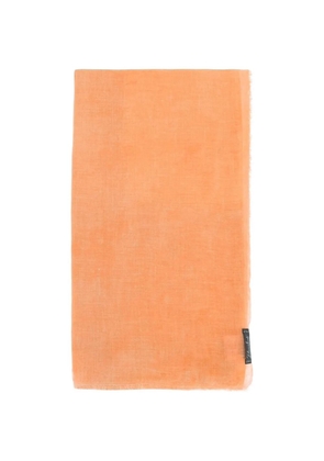 Faliero Sarti fringed scarf - Orange