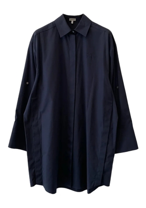 LOEWE button-down mini shirt dress - Blue