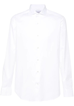 D4.0 plain cotton shirt - White