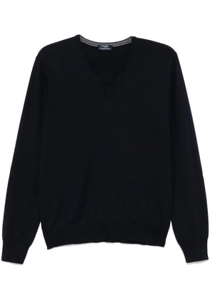 Barba virgin-wool sweater - Blue