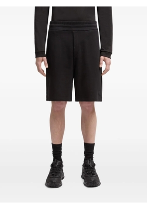 Moncler elasticated-waist cotton shorts - Black