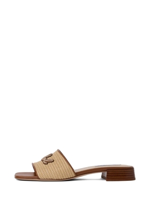 Karl Lagerfeld Petalo II raffia sandals - Neutrals