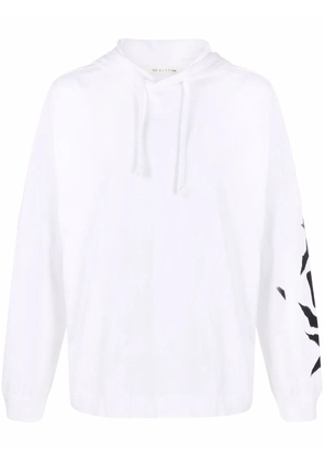 1017 ALYX 9SM scar print hoodie - White