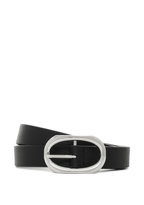ANINE BING Small Signature Link belt - Black