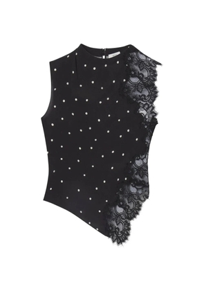 A.L.C. polka-dot lace gracie top - Black