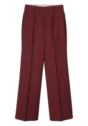 Róhe darted straight-leg trousers - Red