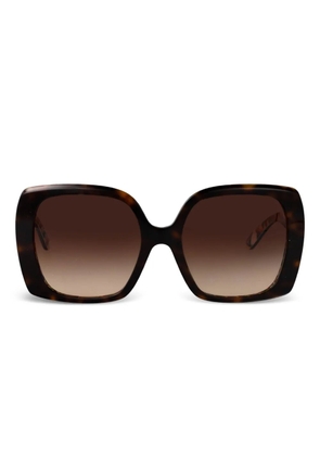 Dolce & Gabbana Eyewear oversized-frame sunglasses - Brown