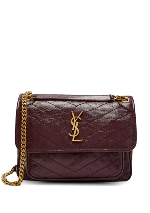 Saint Laurent Niki chevron chain shoulder bag - Red