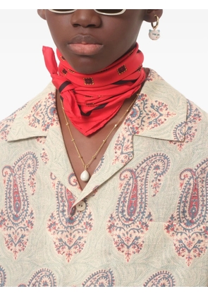 Valentino Garavani Opticool silk scarf - Red