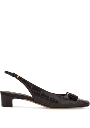 Ferragamo 30mm Vara pumps - Brown