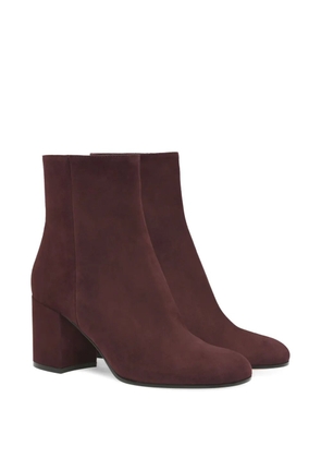 Gianvito Rossi block-heel ankle boots - Red