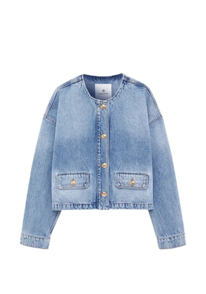 ANINE BING buttoned pocket jacket - Blue