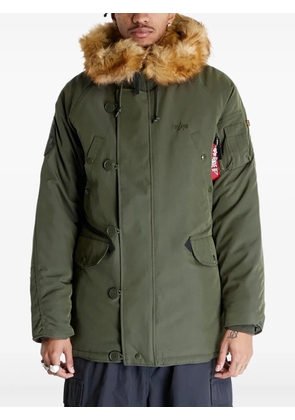 Alpha Industries zip-up bomber jacket - Green