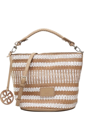 V°73 Stefanie woven bucket bag - Brown
