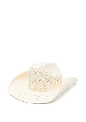Ruslan Baginskiy cut-out-detail Cowboy hat - Neutrals