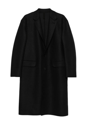 Harris Wharf London flap-pocket single-breasted coat - Black