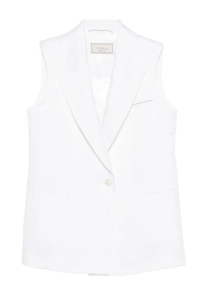 Peserico sleeveless gilet - White
