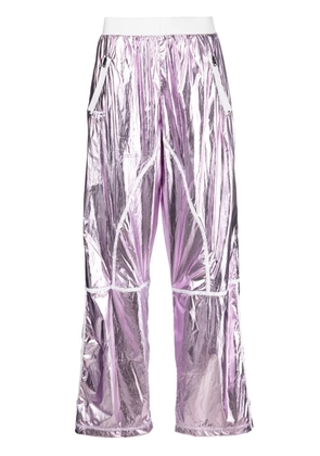 TOM FORD Laminated track pants - Purple