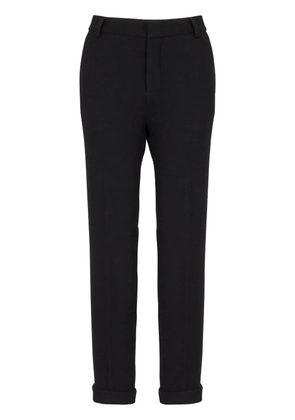 Balmain high-waisted tapered-leg trousers - Black