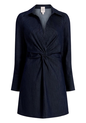 Cinq A Sept McKenna twist-detail minidress - Blue
