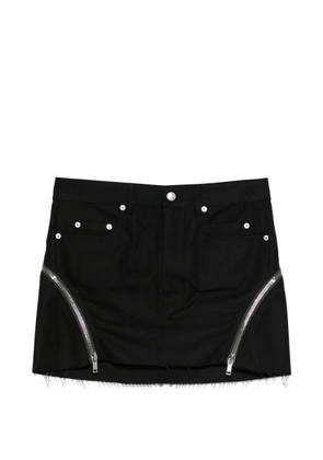 Rick Owens Bolan Banana zip-detail mini skirt - Black