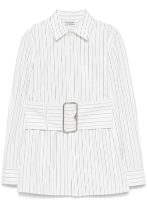 Burberry striped cotton shirt - White