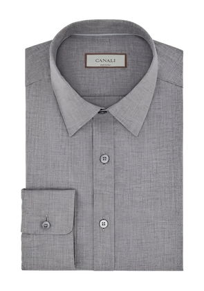 Canali long-sleeved shirt - Grey