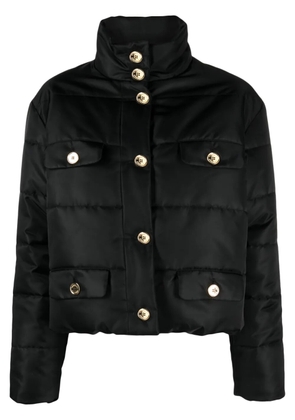 Moschino button-up puffer jacket - Black
