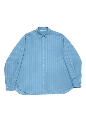 Acne Studios striped button-up shirt - Blue