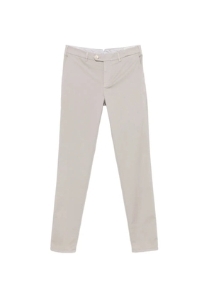 Brunello Cucinelli button presed-crease trousers - Grey