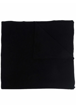 Drumohr cashmere knit scarf - Black