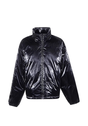 FEAR OF GOD ESSENTIALS metallic-effect funnel jacket - Black