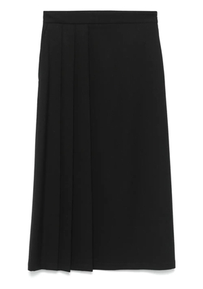P.A.R.O.S.H. Liliuxy pleated midi skirt - Black