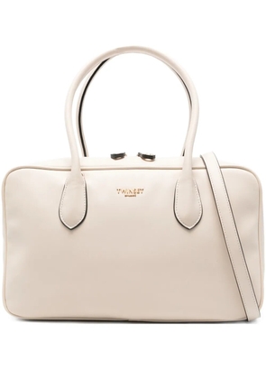 TWINSET logo-lettering tote bag - Neutrals