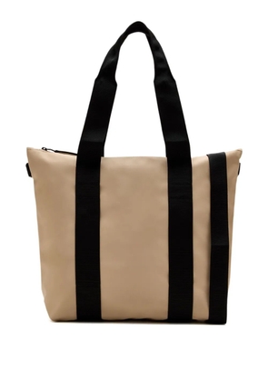 Rains zip-top tote bag - Neutrals