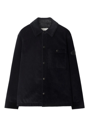 Burberry corduroy knight-stamp jacket - Blue