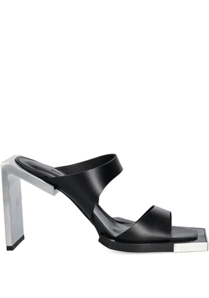HELIOT EMIL 100mm leather sandals - Black