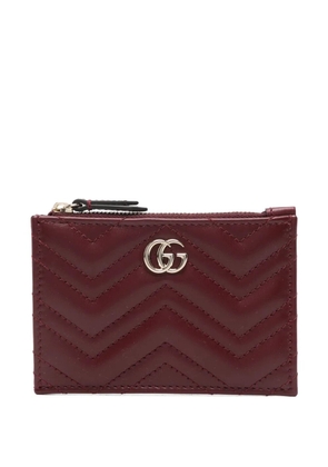 Gucci GG chevron wallet - Red