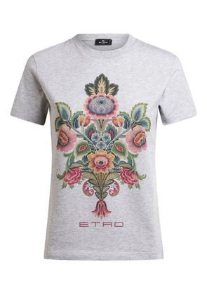 ETRO paisley-print T-shirt - Grey