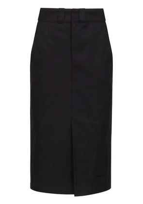 Maison Margiela high-rise midi skirt - Black