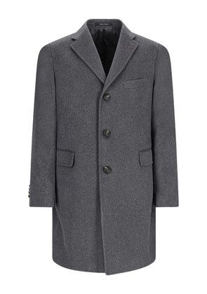 Tagliatore three-button wool coat - Grey